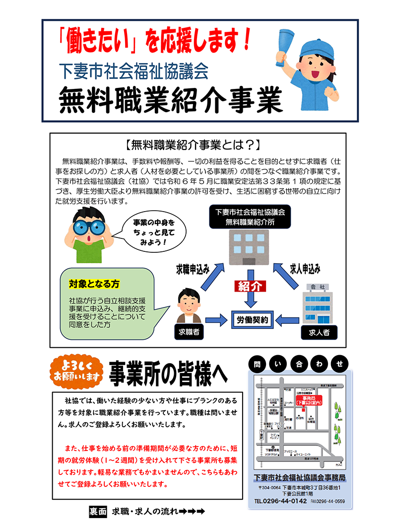 無料職業紹介事業