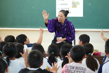 福祉教育の啓発の様子